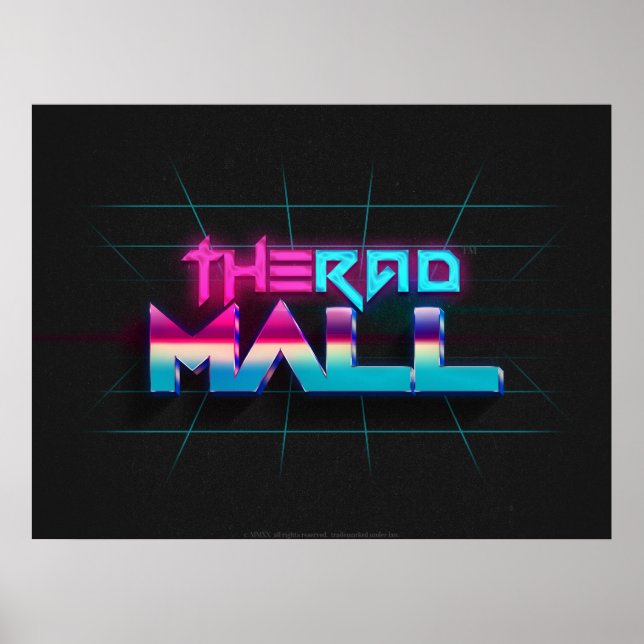 Poster Rad Mall "Wave 5" 30 pol x 22,5 pol (Frente)