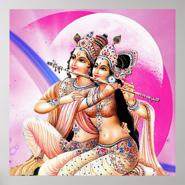 Poster radha-krishna (Frente)