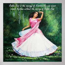 Poster Radha Rani em Vrindavan