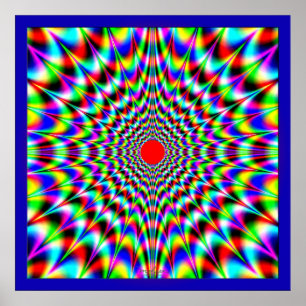 Pôster Radiação da explosão frontal