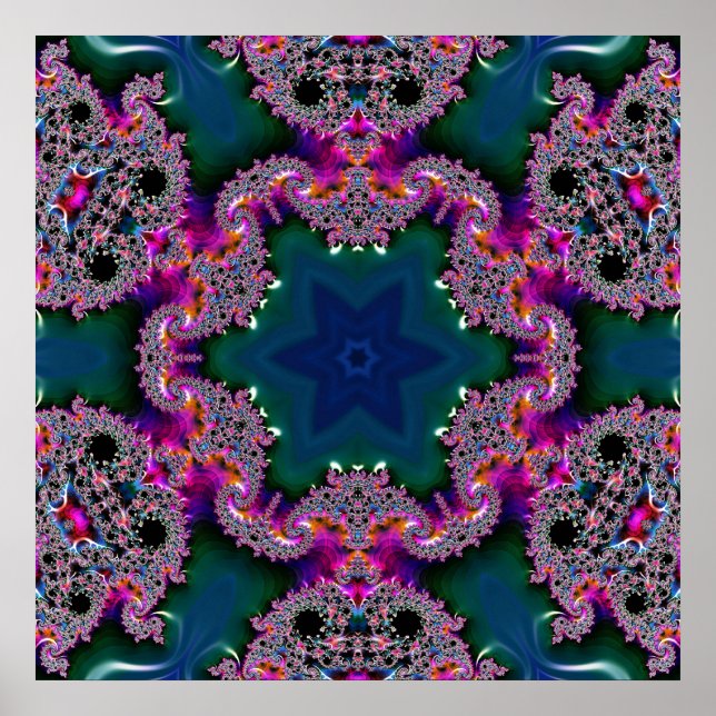 Poster Radiação Fractal (Frente)