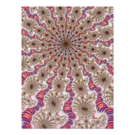 Pôster Radial Mandelbrot Fractal