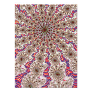 Pôster Radial Mandelbrot Fractal