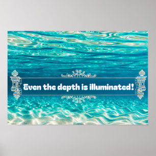 Poster Radiância das Profundidades do Oceano