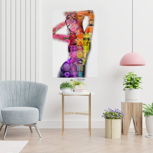 Pôster Radiância em Bloom: Flores Kate por Carole Benicho (Criador carregado)