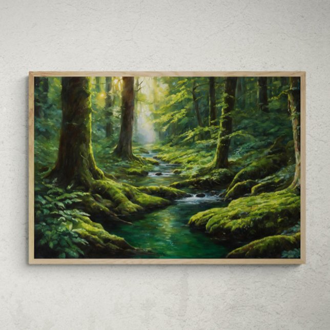 Poster Radiância Mística: Uma Viagem do Rio Através do E (Criador carregado)