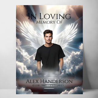 Poster Radiant Angel Ascension Memorial Sinal