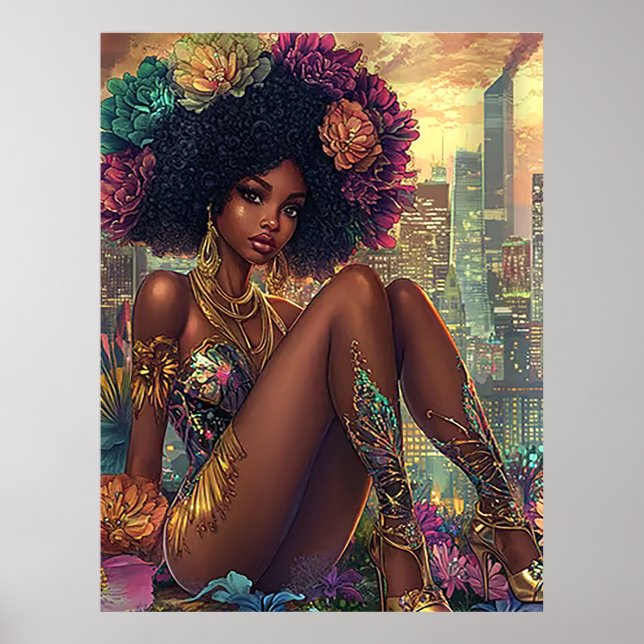 Poster Radiant City Goddess (Frente)