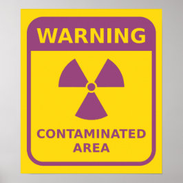 Poster Radiation Warning