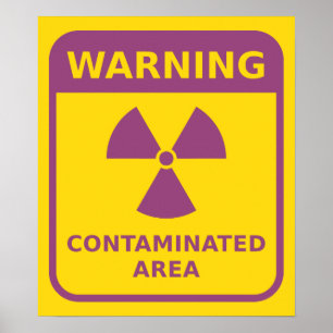 Poster Radiation Warning