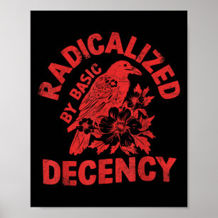 Poster Radicalizado Floral Por Ativo Feminista De Decênci