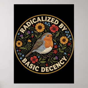 Poster Radicalizados pela Decência Básica Amantes de páss