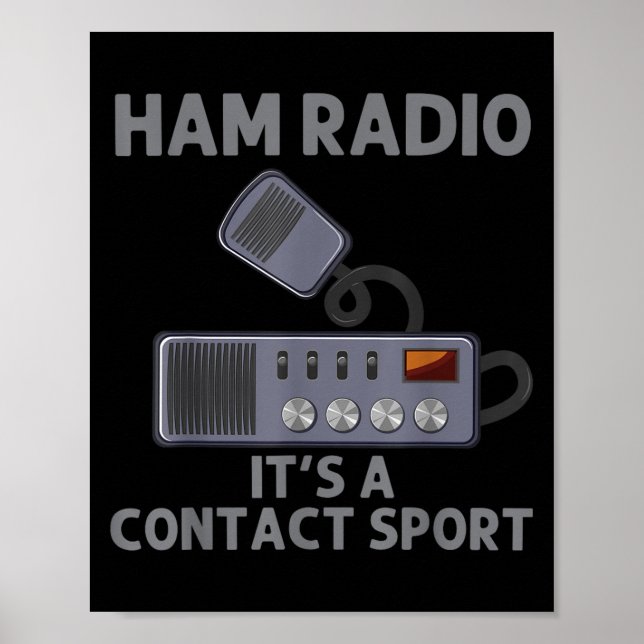Poster Rádio Arte Para Homens, Rádio Amadora (Frente)