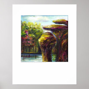 Poster Radiografe a arte do cobrir - empurre Boulder por
