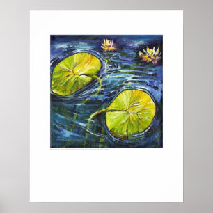 Poster Radiografe a arte do cobrir - Lilypads renal por