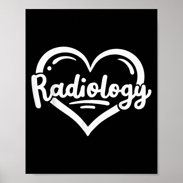 Poster Radiology Tech Technician X-ray Tech X-ray Technol (Frente)