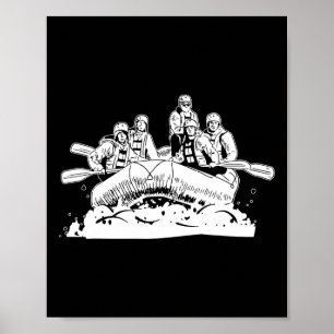 Poster Rafa - Barco de água branca