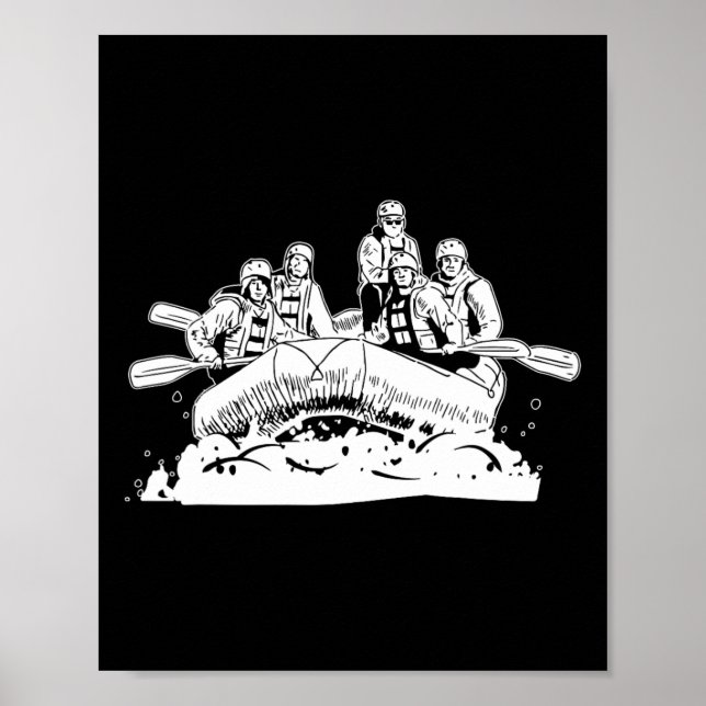Poster Rafa - Barco de água branca (Frente)