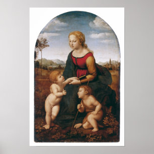 Poster Raffaello Sanzio da Urbino - la belle jardiniere