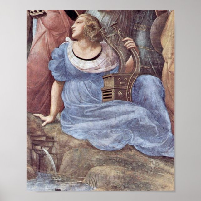 Pôster Raffaello Sanzio da Urbino - Terpsichore (Frente)