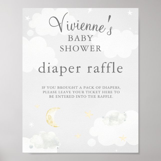 Poster Raffle da Fralda da Cinza Twinkle Star (Frente)