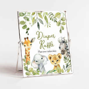 Poster Raffle da Fralda Safari Selva One