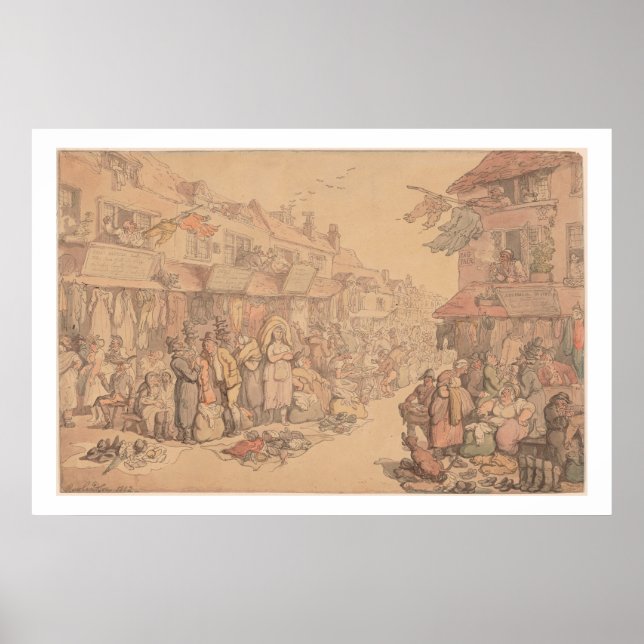 Poster Rag Fair, Petticoat Lane (Frente)