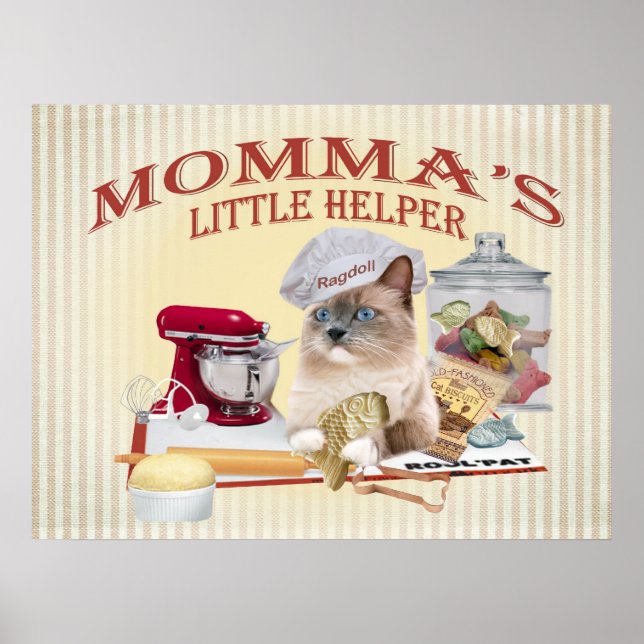 Pôster Ragdoll Momma "Lit Helper Poster" (Frente)