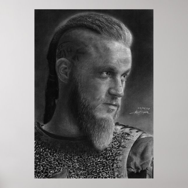 Poster Ragnar Lothbrok (Frente)