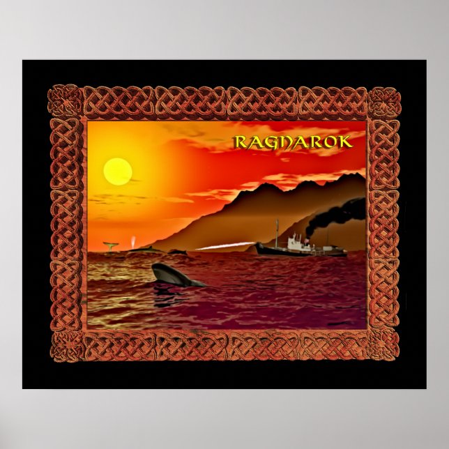Pôster Ragnarok Para Baleias (Frente)