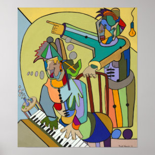 Pôster "Ragtime Scene" por Ruchell Alexander