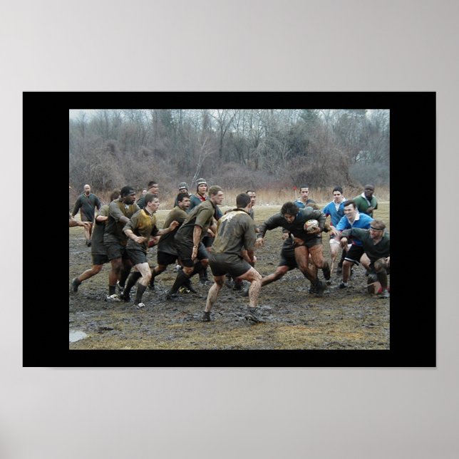 Pôster Râguebi do UMass Lowell (Frente)