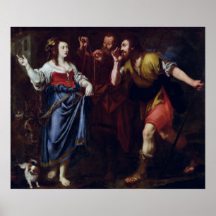 Pôster Rahab e os emissário de Joshua