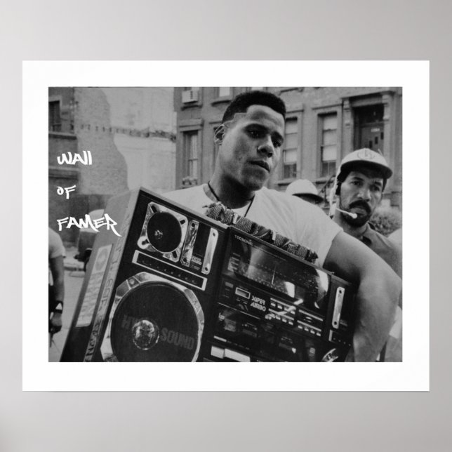 Poster Raheem e seu rádio 4eva (Frente)