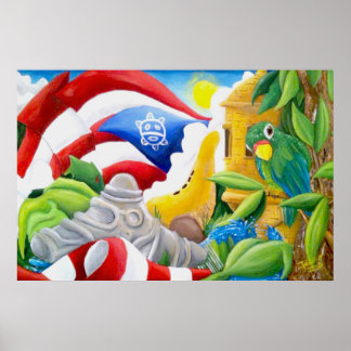 Poster Raices Puero Arte Americana