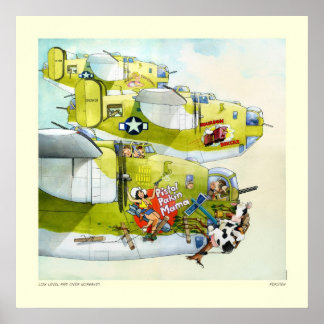 Pôster Raid De Baixo Nível Sobre A Normandia