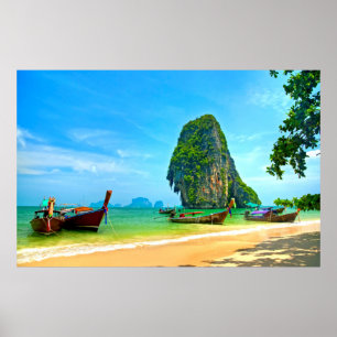 Pôster Railay Beach, Krabi Tailândia