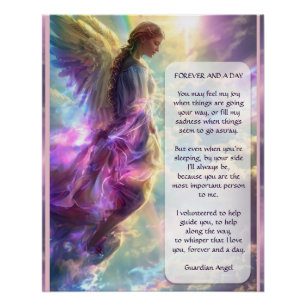 Pôster Rainbow Angel e Poem