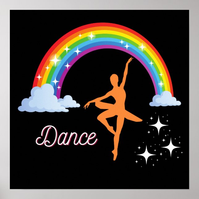 Poster Rainbow Ballerina Dance (Frente)