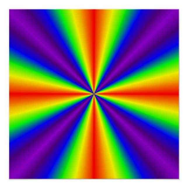 Pôster Rainbow Cross (Frente)