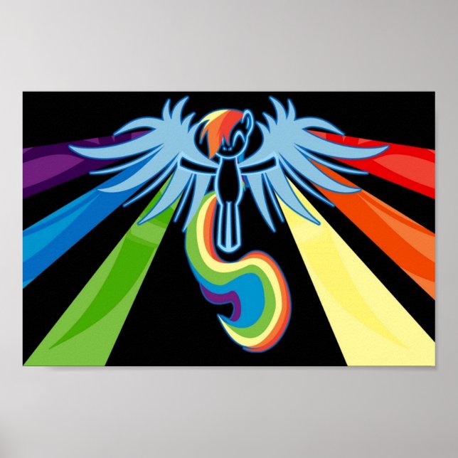 Poster Rainbow Dash Minimal (Frente)