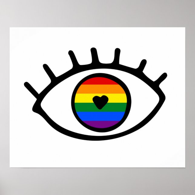 Poster Rainbow Eye (Frente)