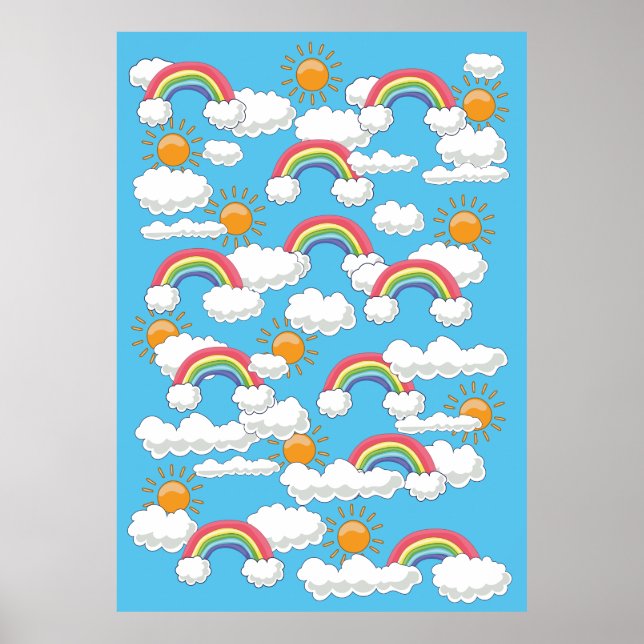 Poster Rainbow Feliz (Frente)