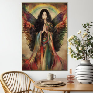 Poster Rainbow Goddese Iris Mitologia Grega Arte Boêmica