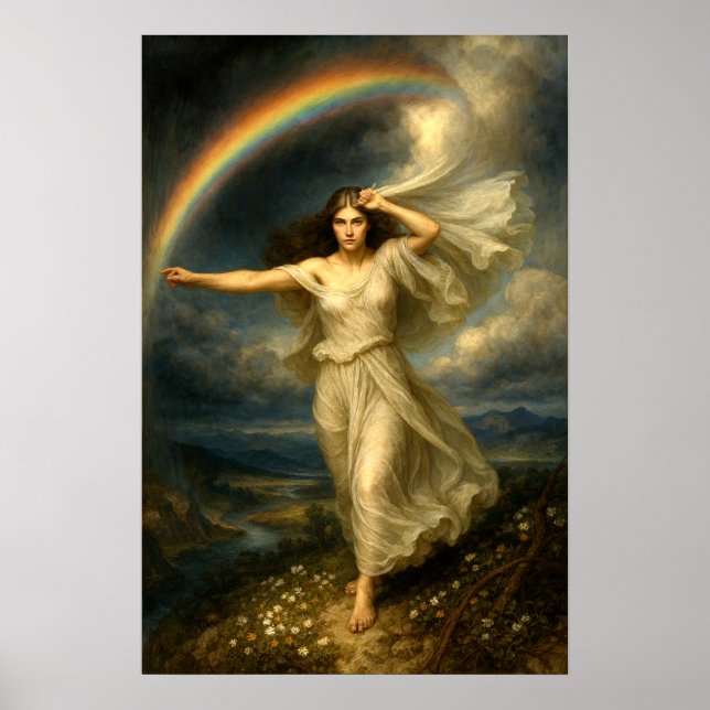 Poster Rainbow Goddess Iris (Frente)