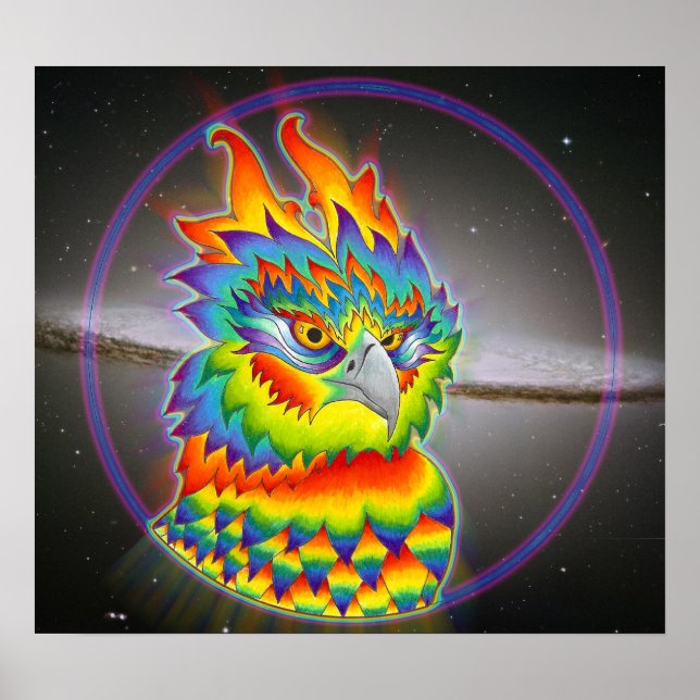 Pôster Rainbow Harpy (Frente)