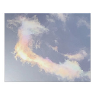 Pôster Rainbow Light in the Japanese Sky