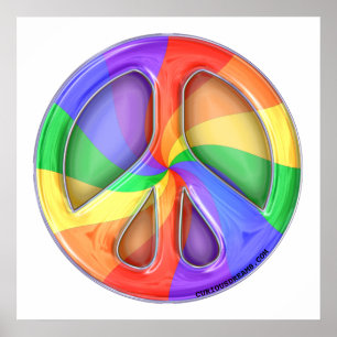 Pôster Rainbow Peace