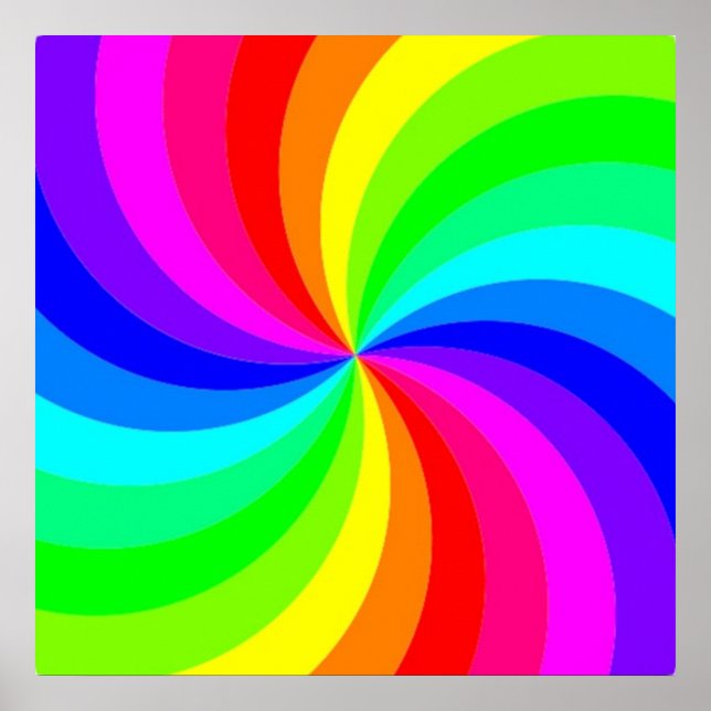 PÔSTER RAINBOW SPIRAL (Frente)