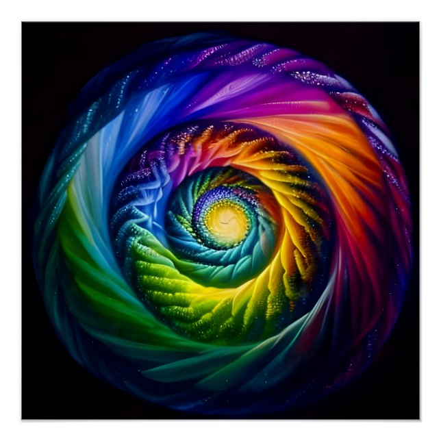 Pôster Rainbow Spiral Out (Frente)